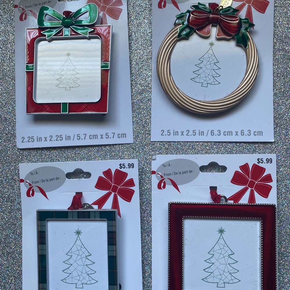 Studio Decor Ornament frames bundle of 4 for $12